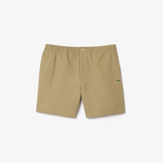 Pantaloncini da uomo in popeline dalla vestibilità comoda Pantaloncini da uomo in popeline dalla vestibilità comoda