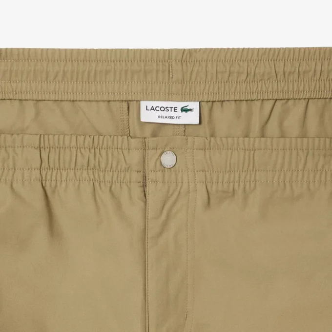 Pantaloncini da uomo in popeline dalla vestibilità comoda Pantaloncini da uomo in popeline dalla vestibilità comoda