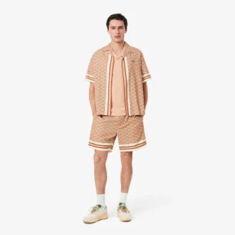 Pantaloncini da uomo leggeri con stampa Monogram