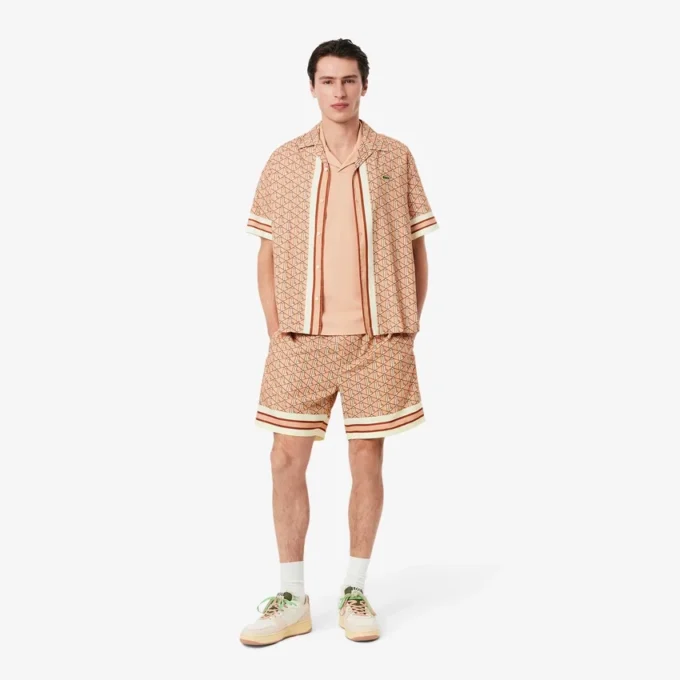 Pantaloncini da uomo leggeri con stampa Monogram Pantaloncini da uomo leggeri con stampa Monogram