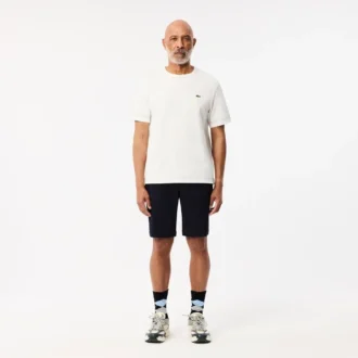 Pantaloncini da uomo slim fit in cotone elasticizzato