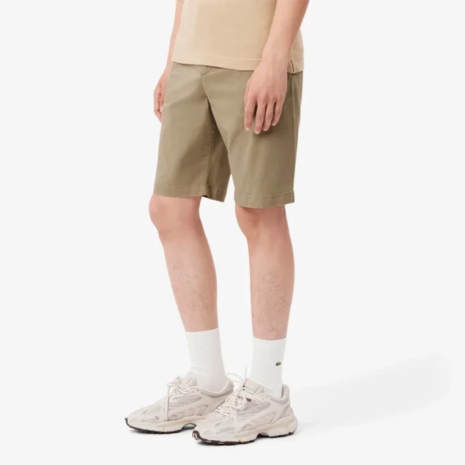 Pantaloncini da uomo slim fit in cotone elasticizzato Pantaloncini da uomo slim fit in cotone elasticizzato