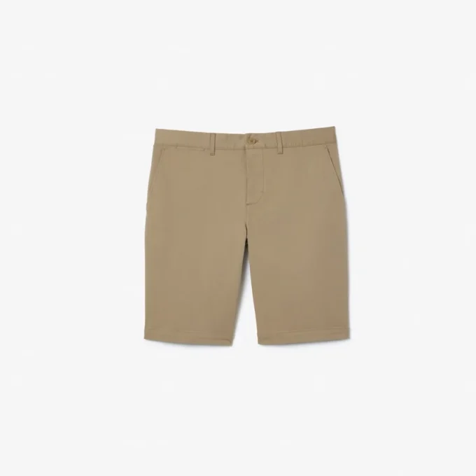 Pantaloncini da uomo slim fit in cotone elasticizzato Pantaloncini da uomo slim fit in cotone elasticizzato
