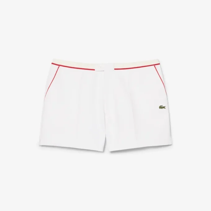 Pantaloncini double face con bordi a contrasto e vestibilità regolare Pantaloncini double face con bordi a contrasto e vestibilità regolare