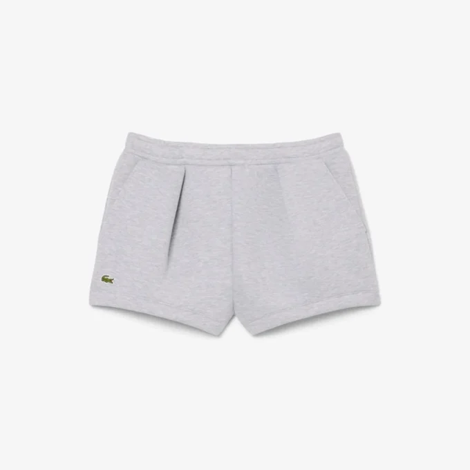 Pantaloncini in cotone a pieghe Pantaloncini in cotone a pieghe