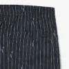 Pantaloncini in cotone a righe con stampa coccodrillo Pantaloncini in cotone a righe con stampa coccodrillo