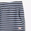 Pantaloncini in cotone a righe dalla vestibilità regolare