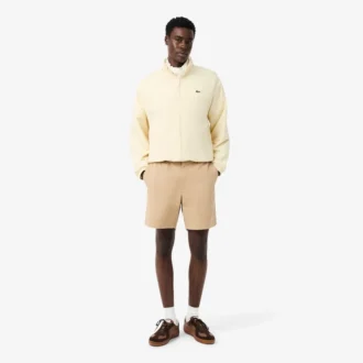 Pantaloncini in cotone elasticizzato dalla vestibilità regolare