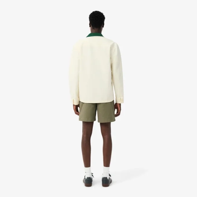 Pantaloncini in cotone elasticizzato dalla vestibilità regolare Pantaloncini in cotone elasticizzato dalla vestibilità regolare