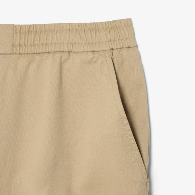 Pantaloncini in cotone elasticizzato dalla vestibilità regolare