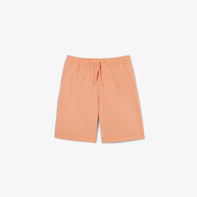 Pantaloncini in cotone seersucker Pantaloncini in cotone seersucker