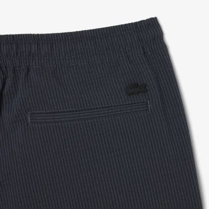 Pantaloncini in cotone seersucker Pantaloncini in cotone seersucker