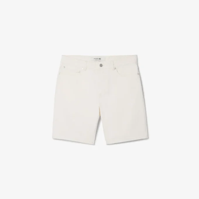 Pantaloncini in denim da uomo dal taglio dritto