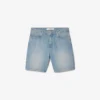 Pantaloncini in denim da uomo dal taglio dritto