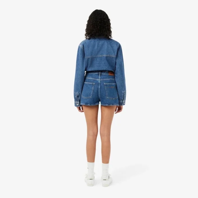 Pantaloncini in denim di cotone Pantaloncini in denim di cotone
