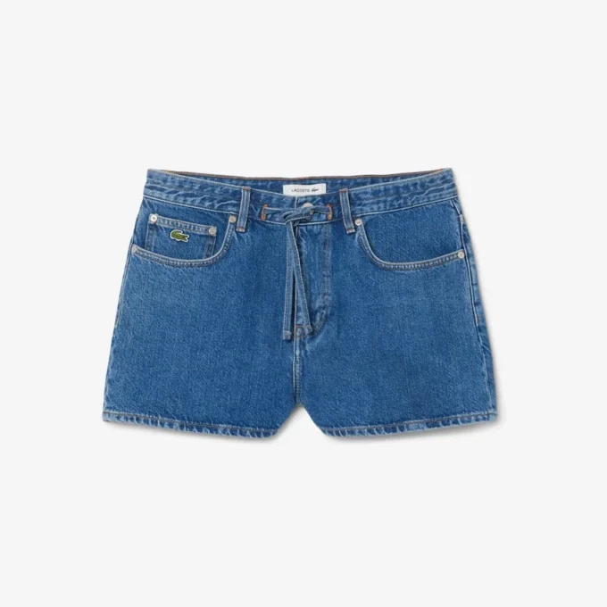 Pantaloncini in denim di cotone Pantaloncini in denim di cotone