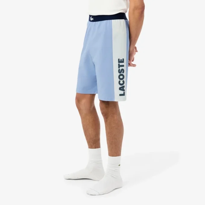 Pantaloncini in felpa da casa a taglio dritto