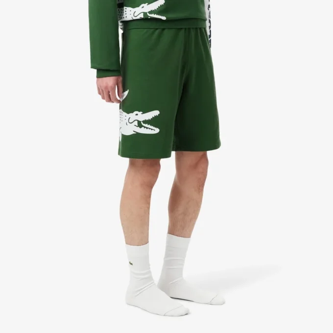 Pantaloncini in felpa da casa a taglio dritto