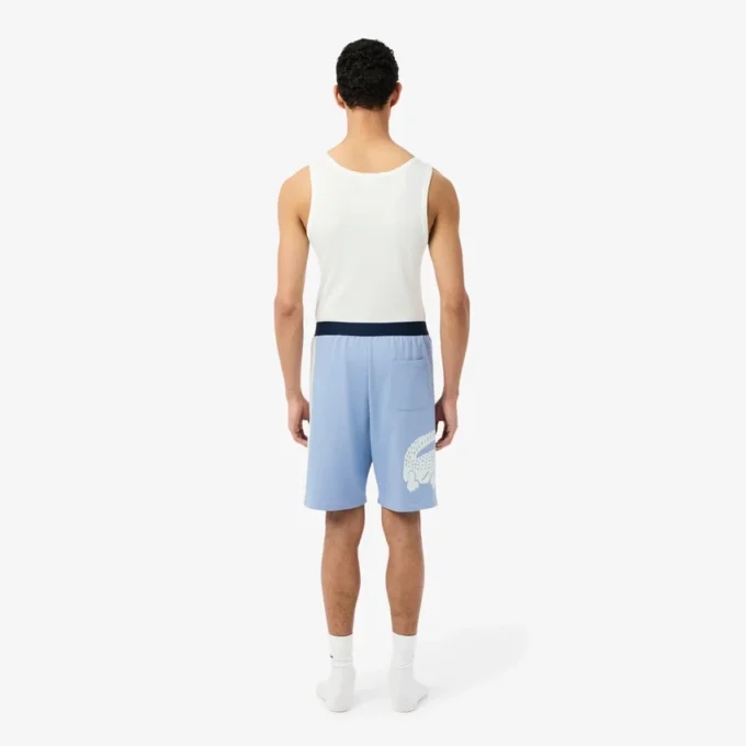 Pantaloncini in felpa da casa a taglio dritto