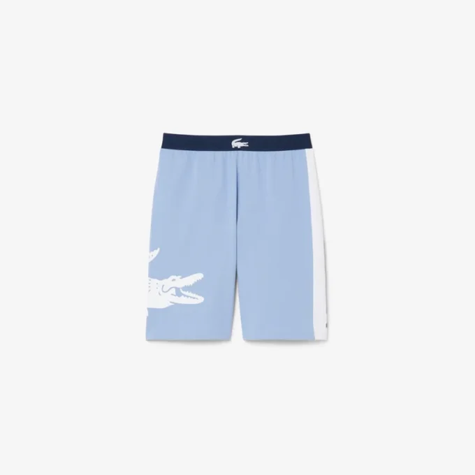 Pantaloncini in felpa da casa a taglio dritto