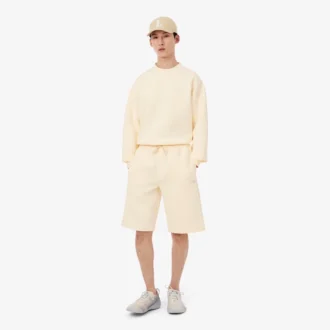 Pantaloncini in interlock dalla vestibilità comoda Pantaloncini in interlock dalla vestibilità comoda
