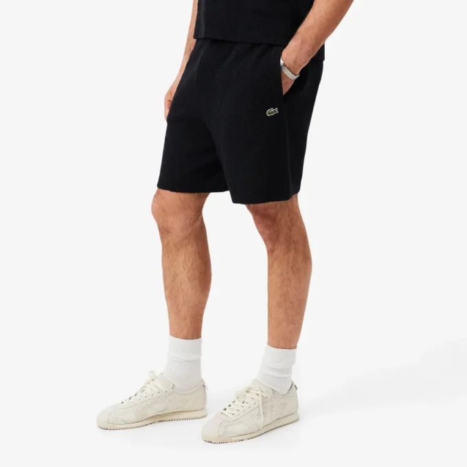 Pantaloncini in maglia bouclé Pantaloncini in maglia bouclé