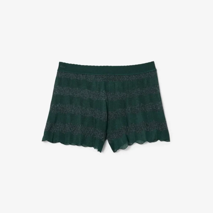 Pantaloncini in maglia Pointelle Runway Pantaloncini in maglia Pointelle Runway