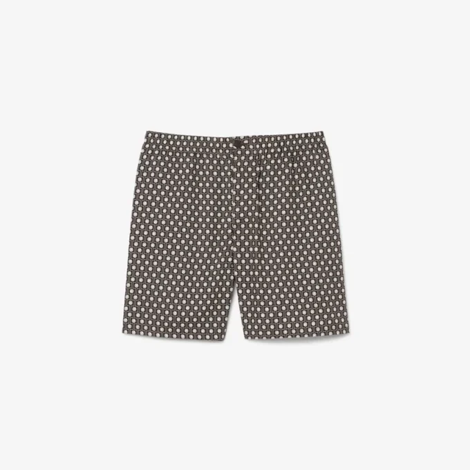 Pantaloncini in misto cotone stampati dalla vestibilità comoda Pantaloncini in misto cotone stampati dalla vestibilità comoda
