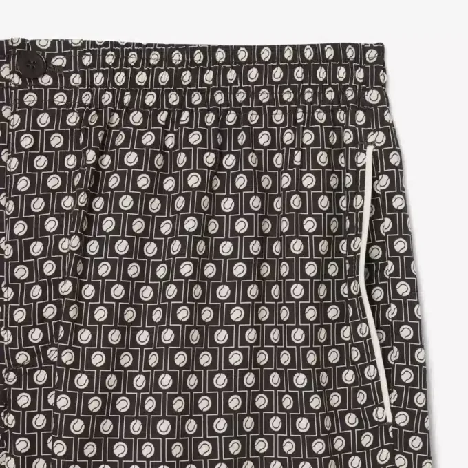 Pantaloncini in misto cotone stampati dalla vestibilità comoda Pantaloncini in misto cotone stampati dalla vestibilità comoda