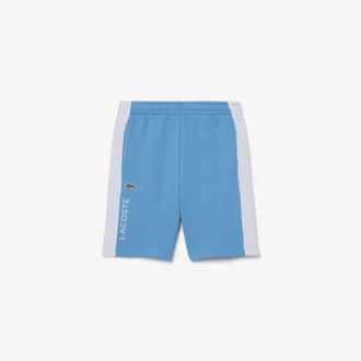 Pantaloncini in pile color block