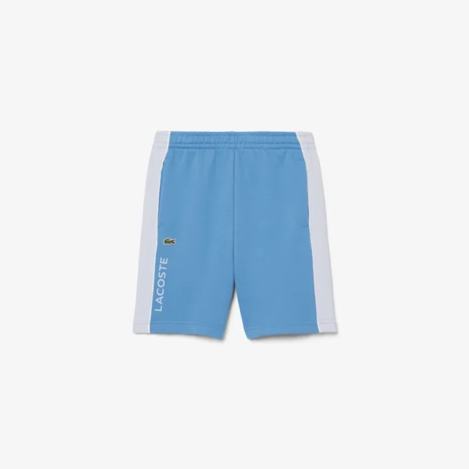 Pantaloncini in pile color block Pantaloncini in pile color block