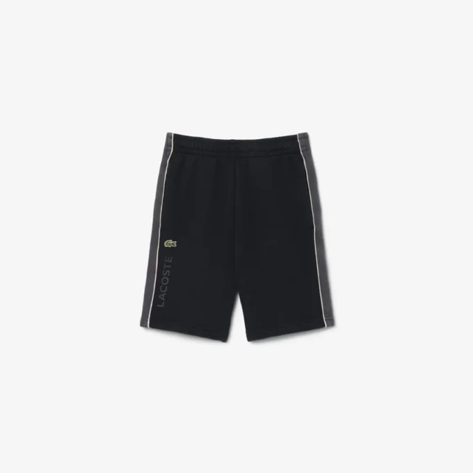 Pantaloncini in pile color block Pantaloncini in pile color block