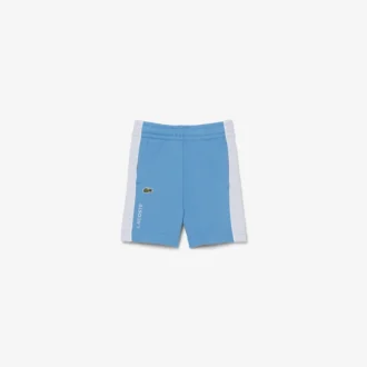 Pantaloncini in pile color block
