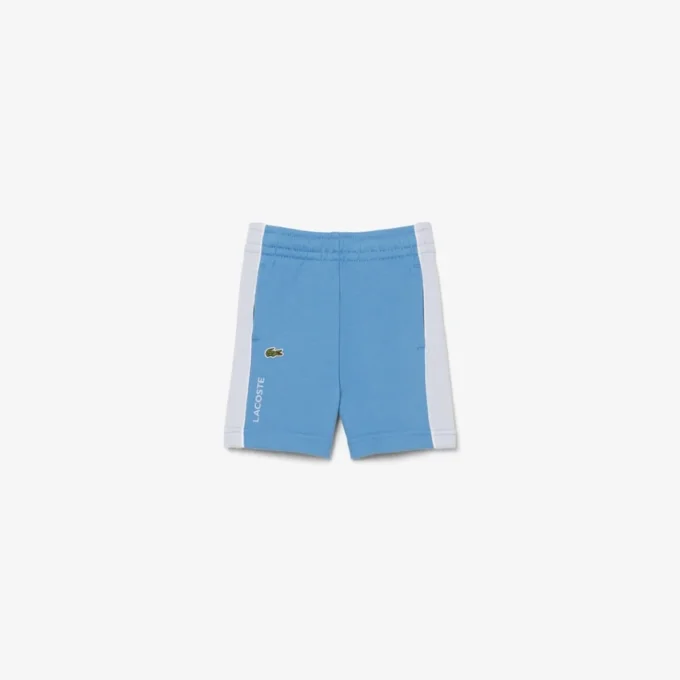 Pantaloncini in pile color block Pantaloncini in pile color block