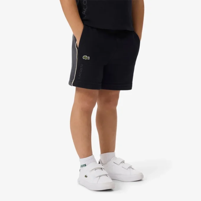 Pantaloncini in pile color block Pantaloncini in pile color block