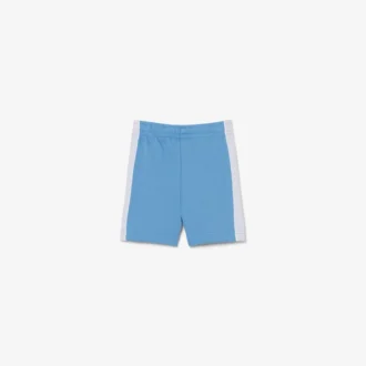 Pantaloncini in pile color block