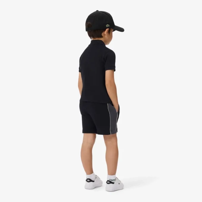 Pantaloncini in pile color block Pantaloncini in pile color block