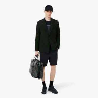 Pantaloncini in pile color block dalla vestibilità regolare