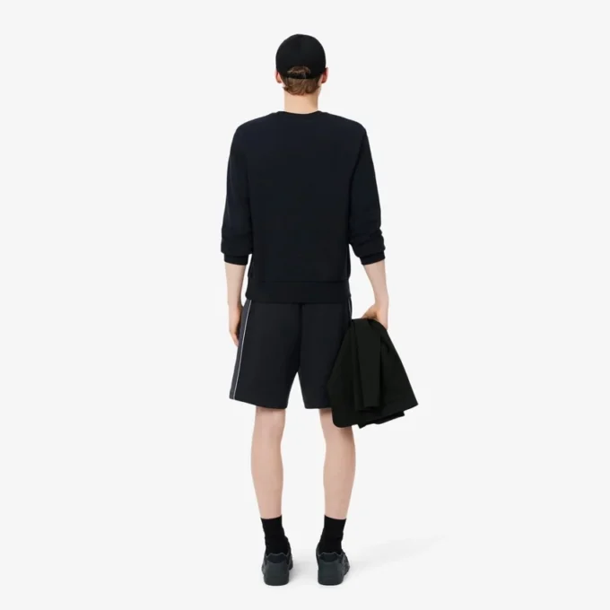 Pantaloncini in pile color block dalla vestibilità regolare