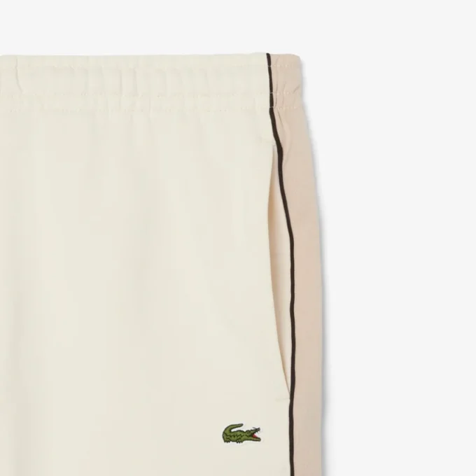 Pantaloncini in pile color block dalla vestibilità regolare Pantaloncini in pile color block dalla vestibilità regolare
