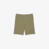 Pantaloncini in pile con striscia logo e vestibilità regolare