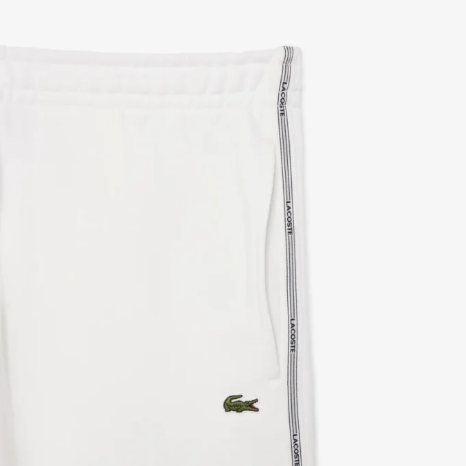 Pantaloncini in pile con striscia logo e vestibilità regolare