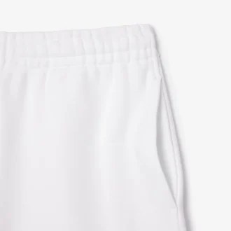 Pantaloncini in pile da uomo con ricamo, vestibilità regolare
