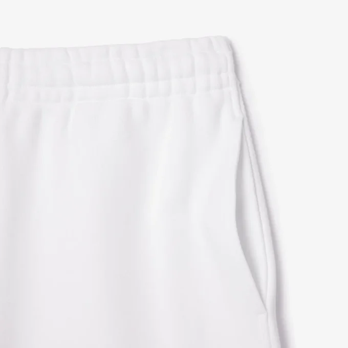 Pantaloncini in pile da uomo con ricamo, vestibilità regolare Pantaloncini in pile da uomo con ricamo, vestibilità regolare