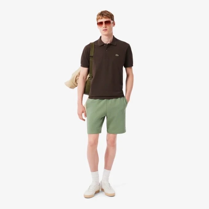 Pantaloncini in pile da uomo dalla vestibilità regolare Pantaloncini in pile da uomo dalla vestibilità regolare