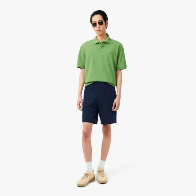 Pantaloncini in piqué dalla vestibilità comoda Pantaloncini in piqué dalla vestibilità comoda