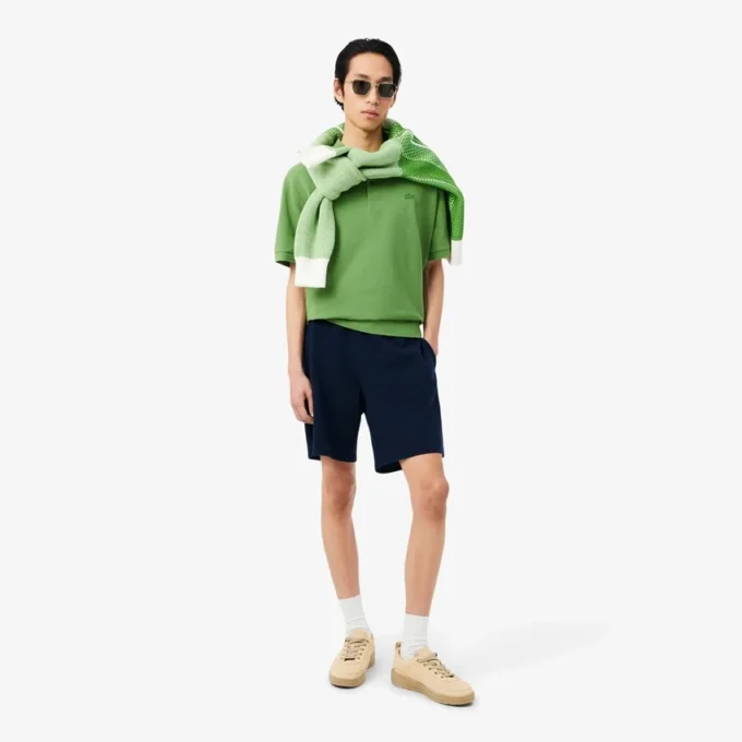 Pantaloncini in piqué dalla vestibilità comoda Pantaloncini in piqué dalla vestibilità comoda