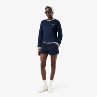 Pantaloncini in piqué Made in France