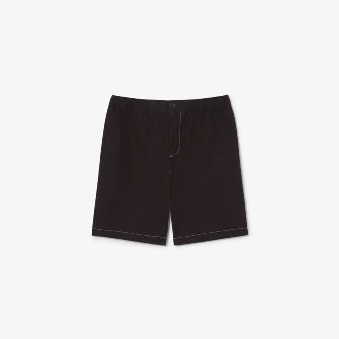 Pantaloncini in popeline dalla vestibilità comoda Pantaloncini in popeline dalla vestibilità comoda