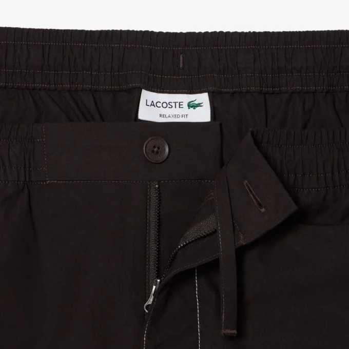 Pantaloncini in popeline dalla vestibilità comoda Pantaloncini in popeline dalla vestibilità comoda